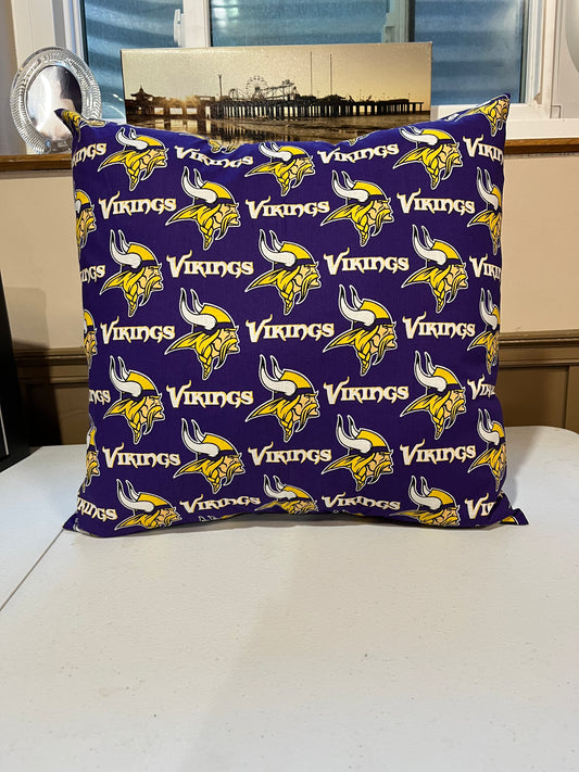Vikings Cotton Pillow Cover