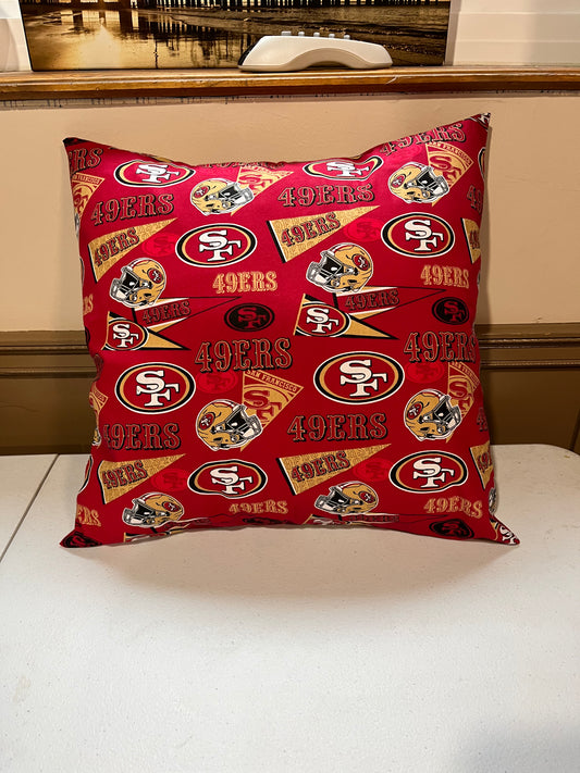 SF 49'ers Classic Cotton Pillow Cover